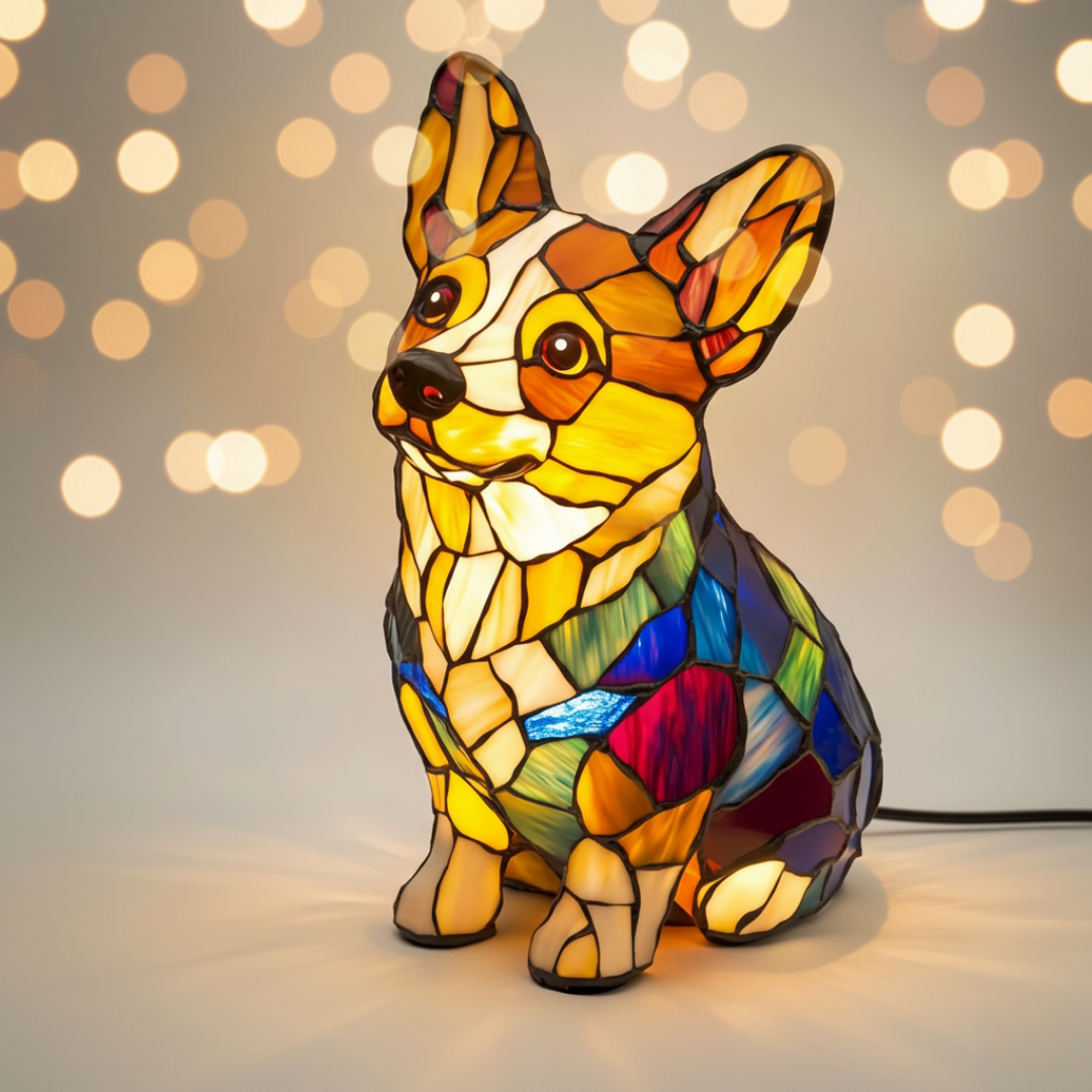 Lampada Artigianale – Graceful Corgi of Eternal Glow for a Warm Home