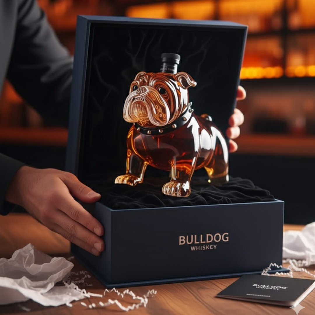 Whiskyflasche Bulldog - Sonderedition
