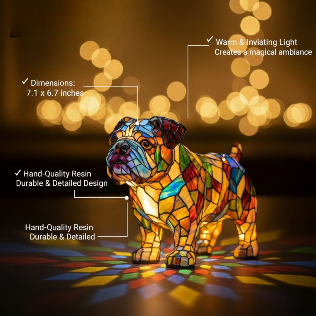 Lampada Artigianale – Bulldog Strides