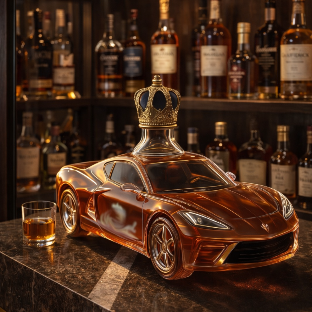 Corvette Whiskey Flasche