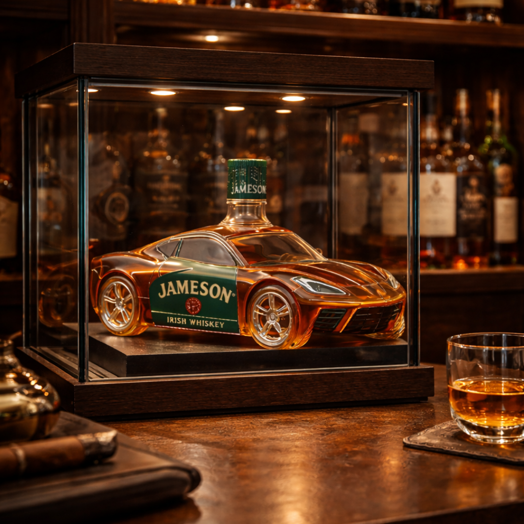 Corvette Whiskey Flasche