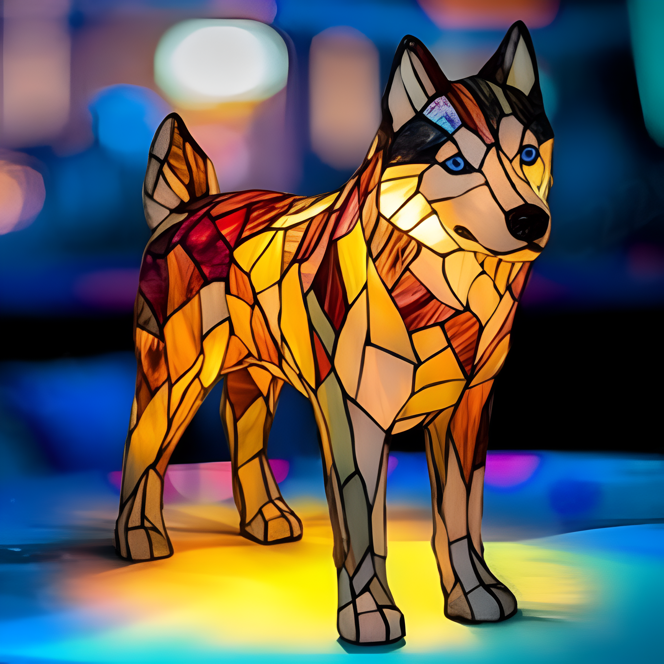 Lampada Artigianale – Nala: Enchanted Dog