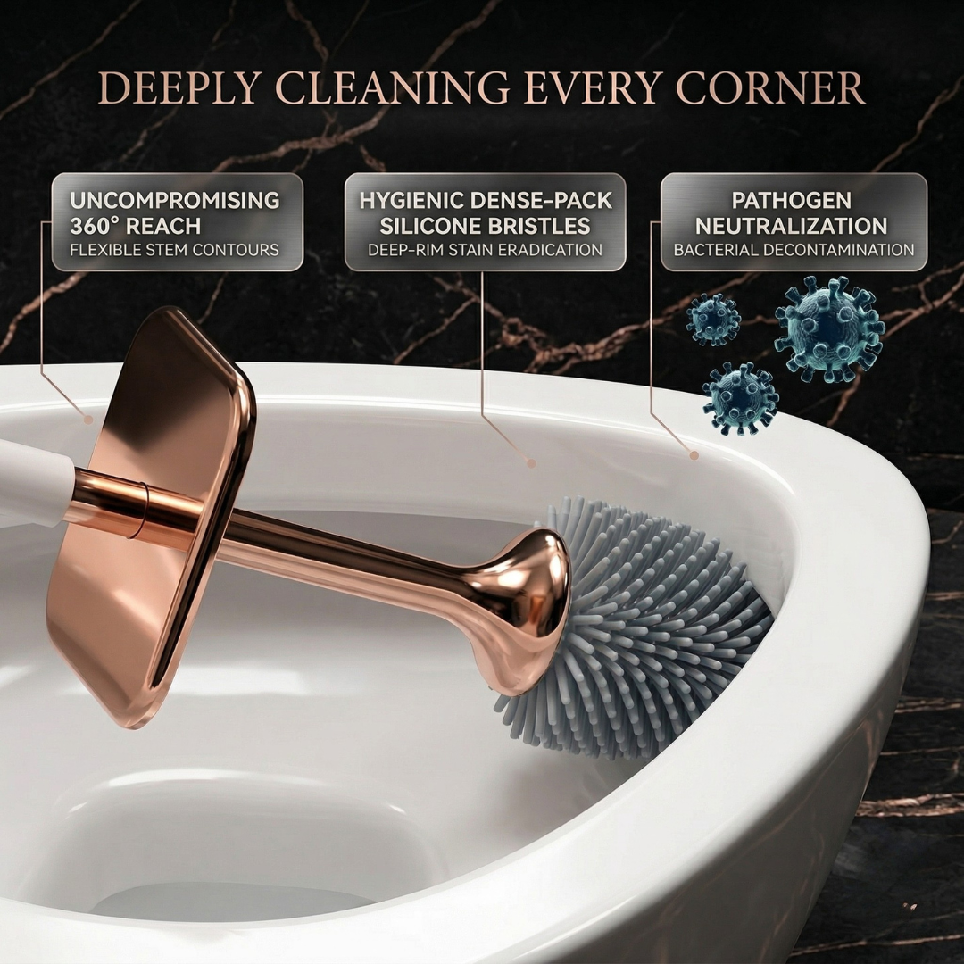 Ensemble de brosses de toilette en silicone LuxeSil™