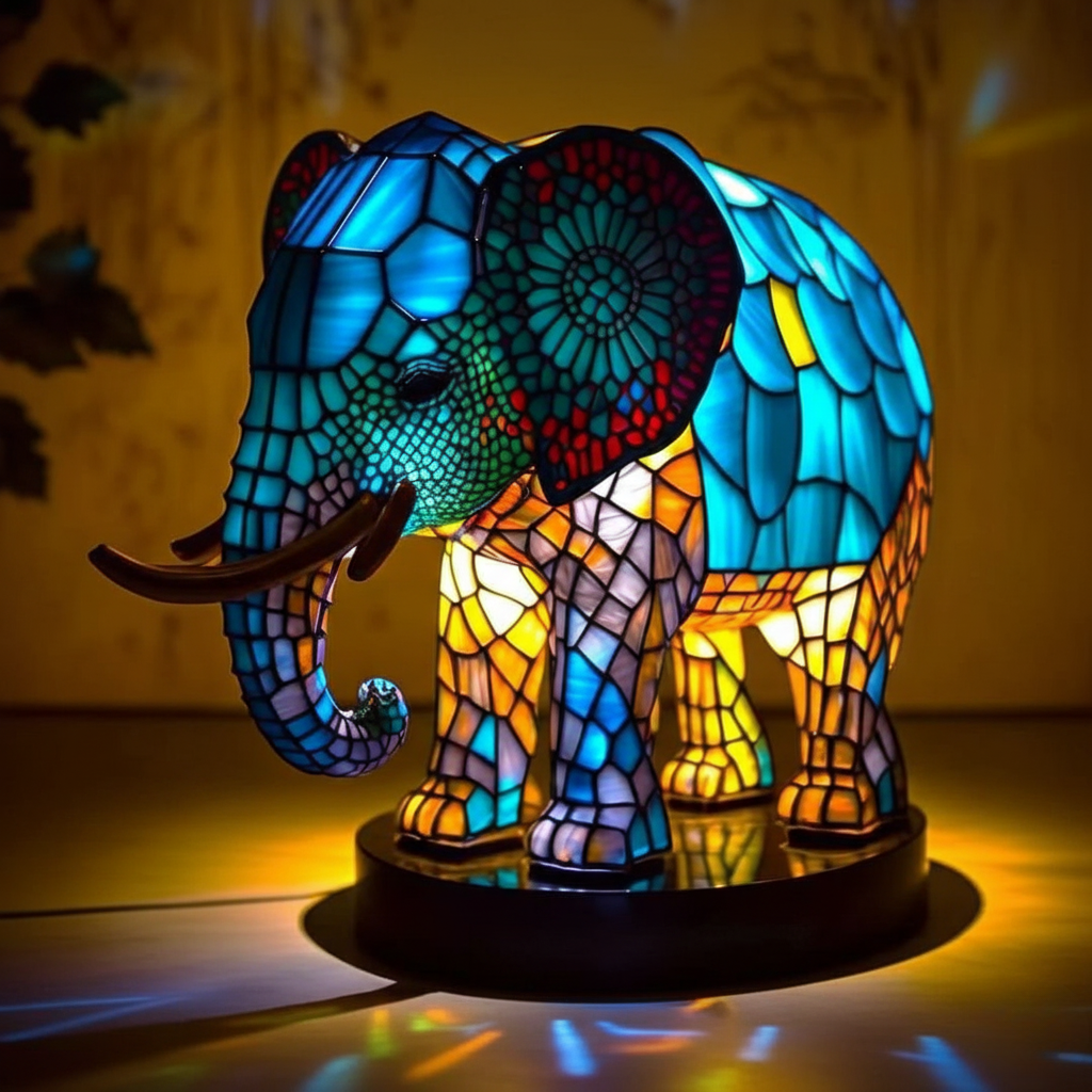 Lampada Artigianale – Noa Dazzling Elephant
