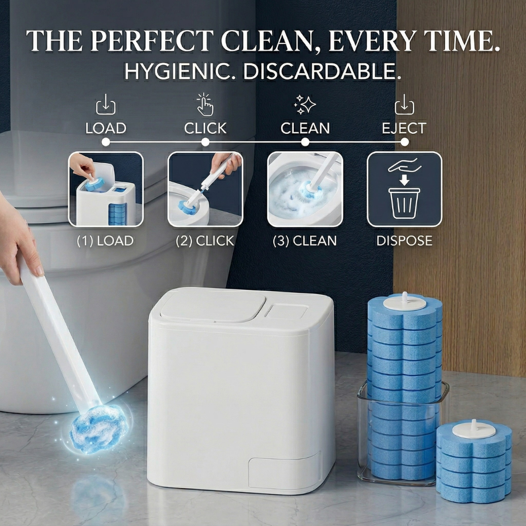 PureDrop™ Einweg-Toilettenbürstensystem