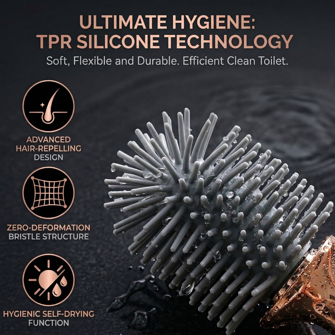 Ensemble de brosses de toilette en silicone LuxeSil™
