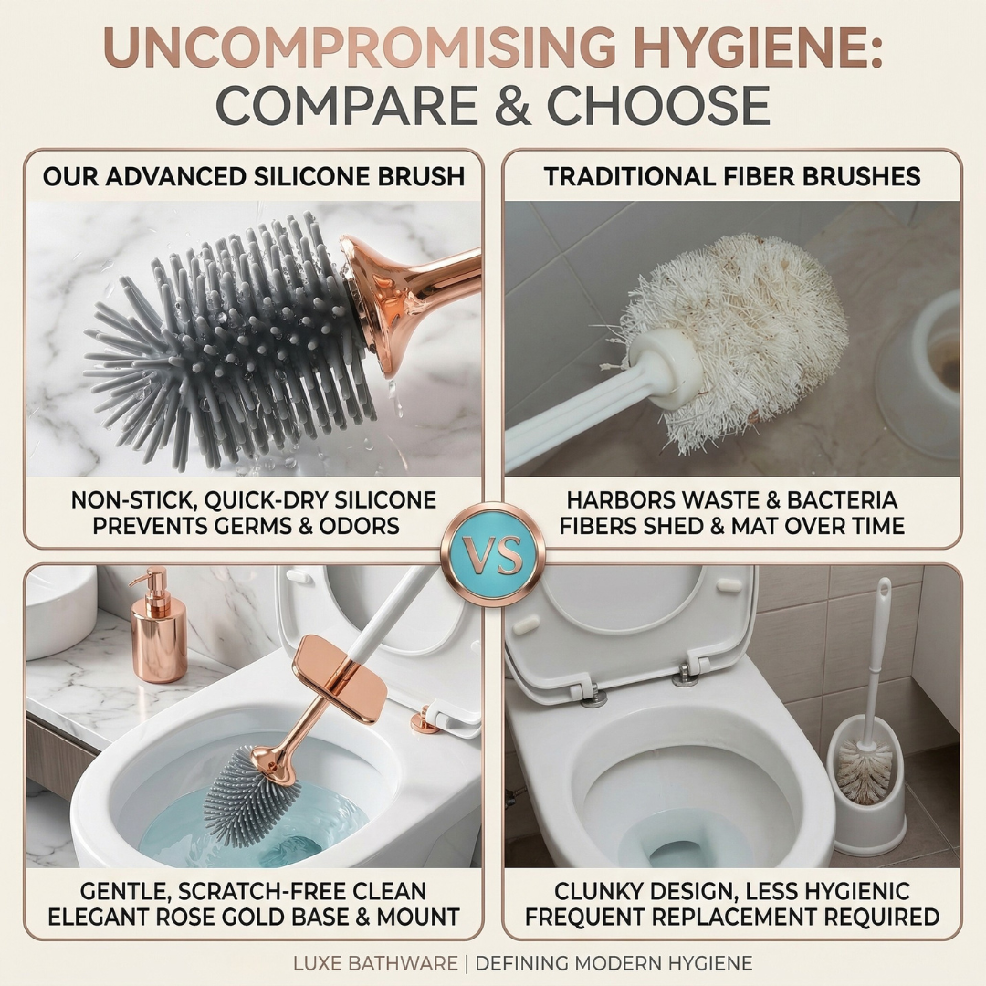 Ensemble de brosses de toilette en silicone LuxeSil™