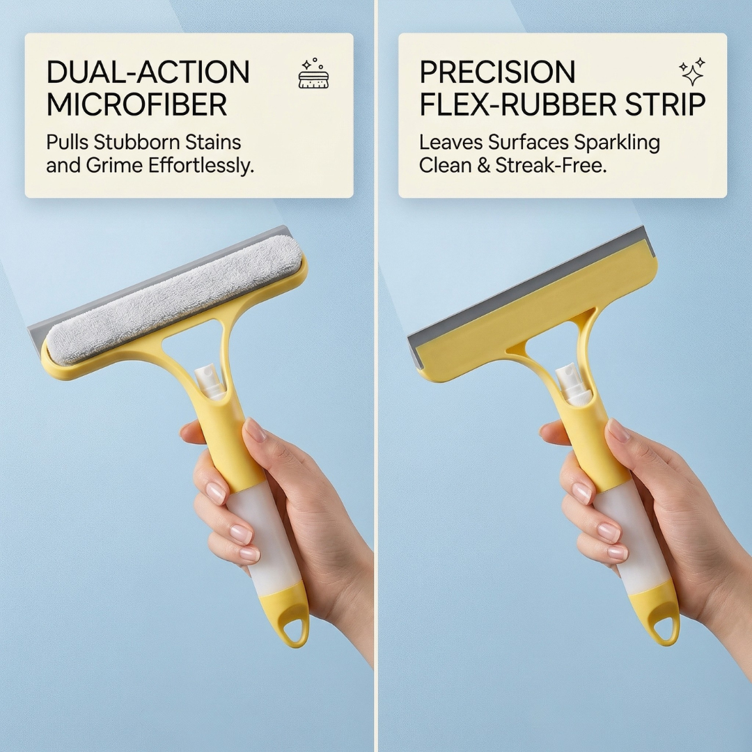 SpraySwipe™ 3-in-1 Window Cleaner