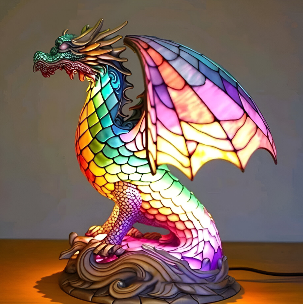Lampada Artigianale – Enchanted Dragon by Wammes