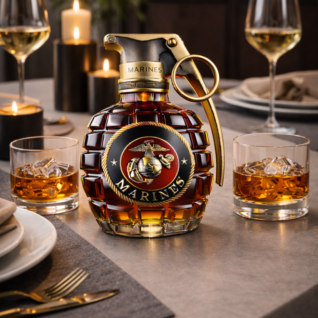 Bouteille de Whisky Grenade - L'Élégance de la Grenade