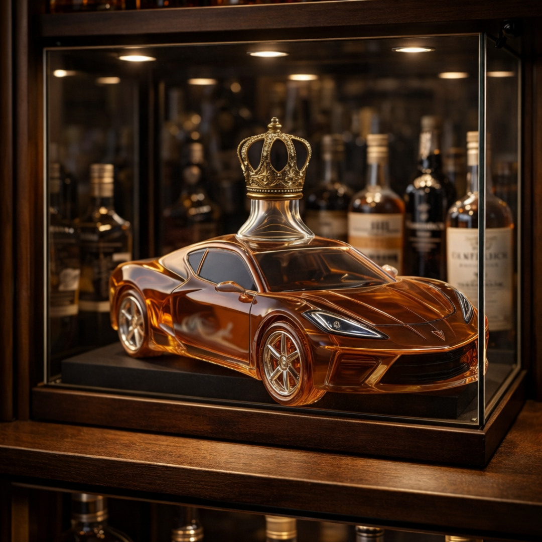 Corvette Whiskey Flasche