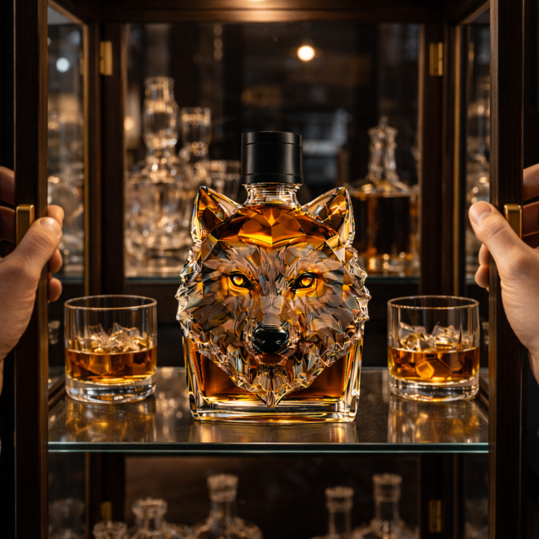 Whiskykaraffe "Wolfskopf" - Exklusive Edition