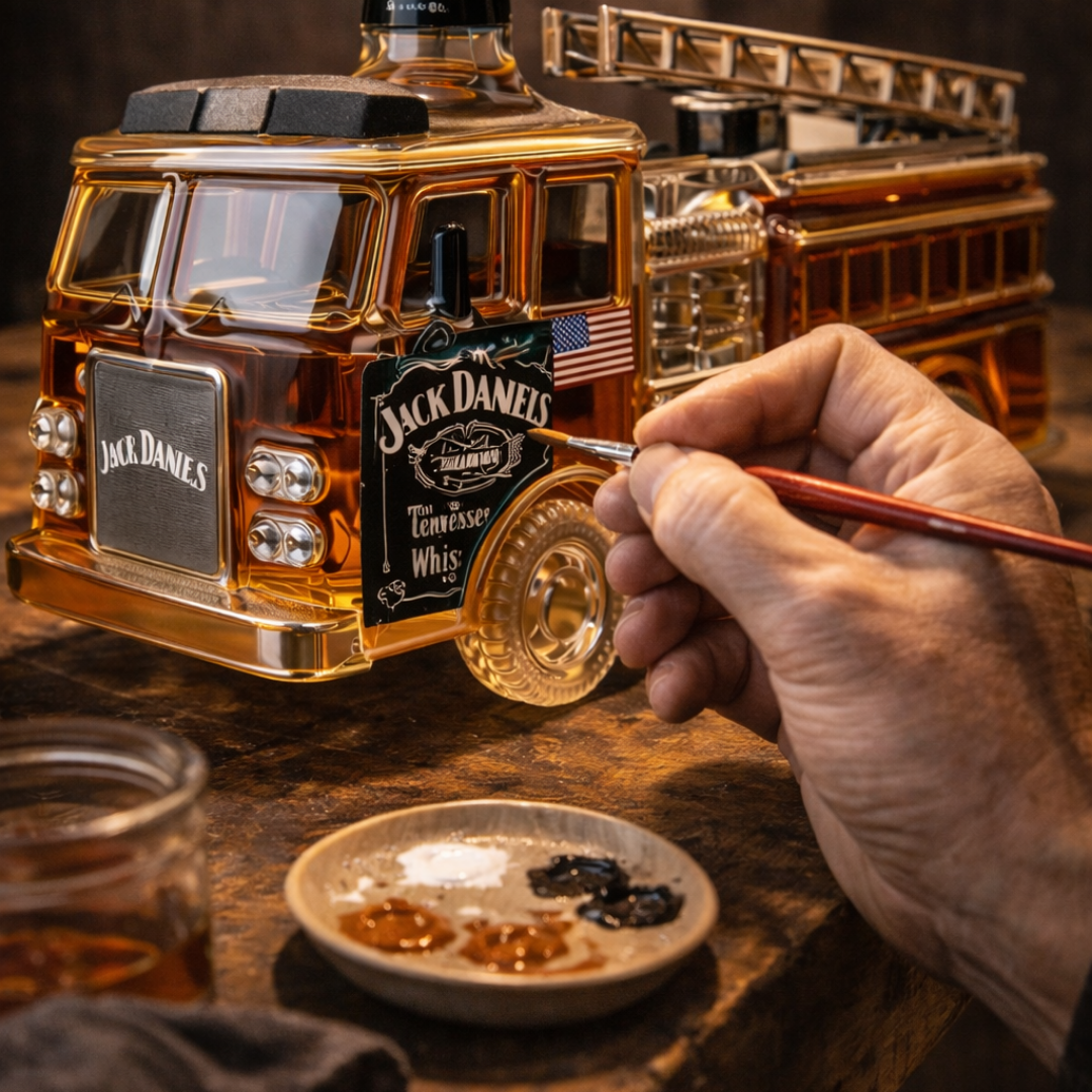 Whisky Jack Daniel's Flasche – Feuerwehr-Edition