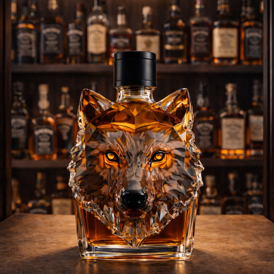 Whiskykaraffe "Wolfskopf" - Exklusive Edition