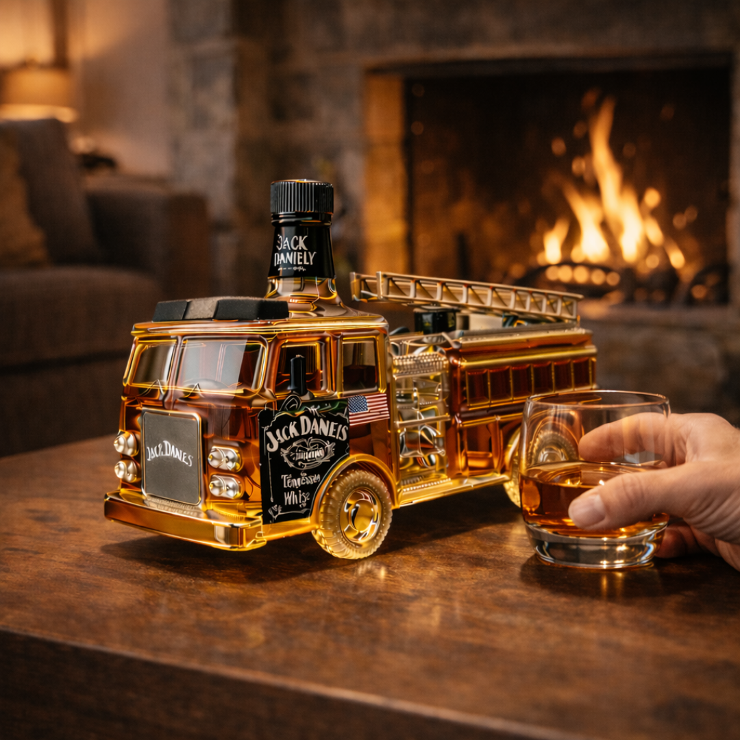 Whisky Jack Daniel's Flasche – Feuerwehr-Edition