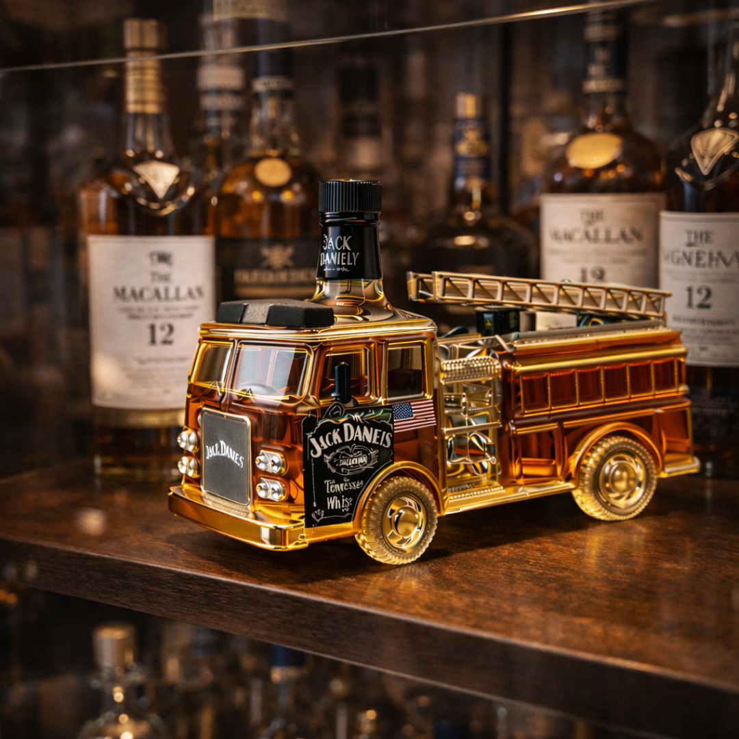 Whisky Jack Daniel's Flasche – Feuerwehr-Edition
