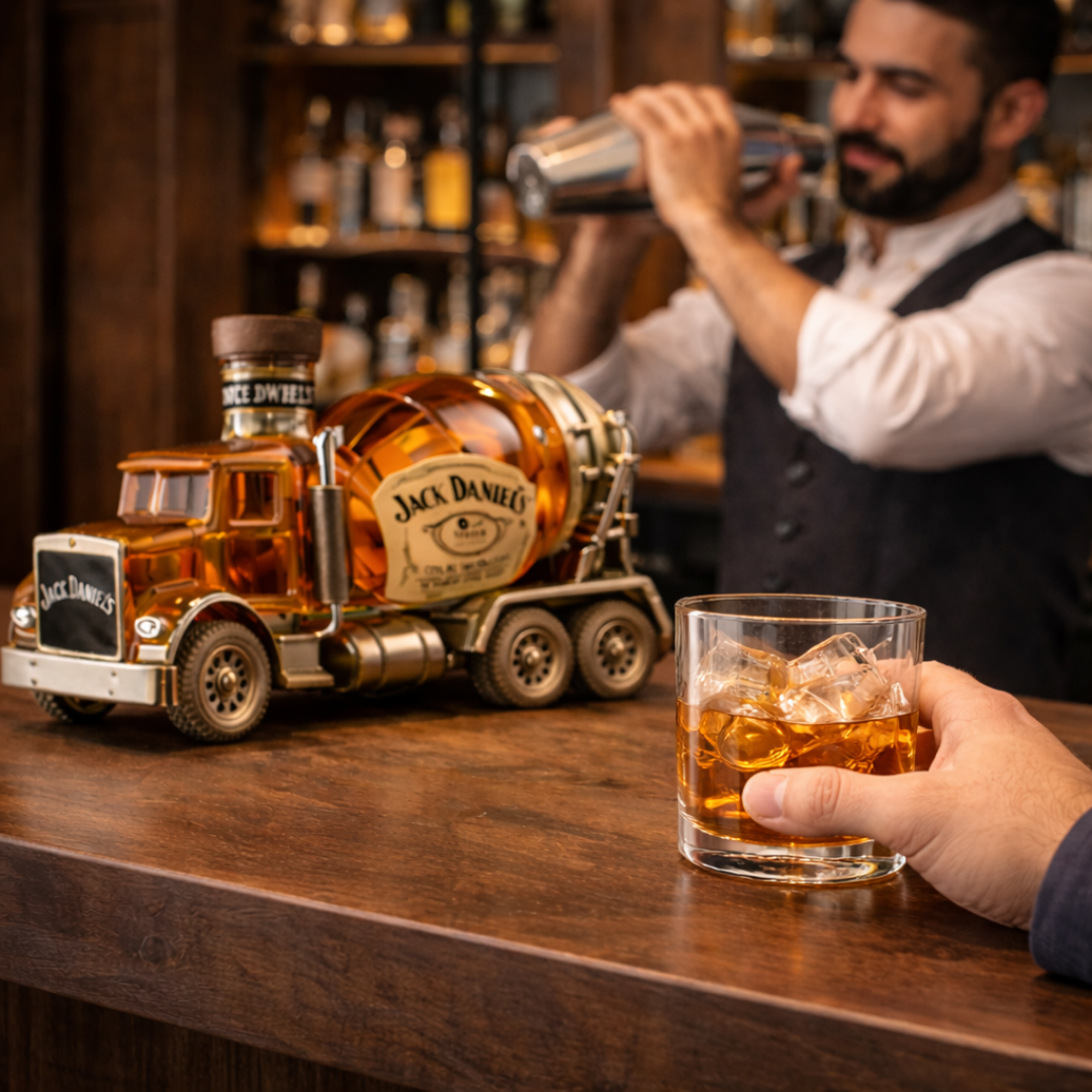 Jack Daniel's Whiskey Flasche - Truck Edition