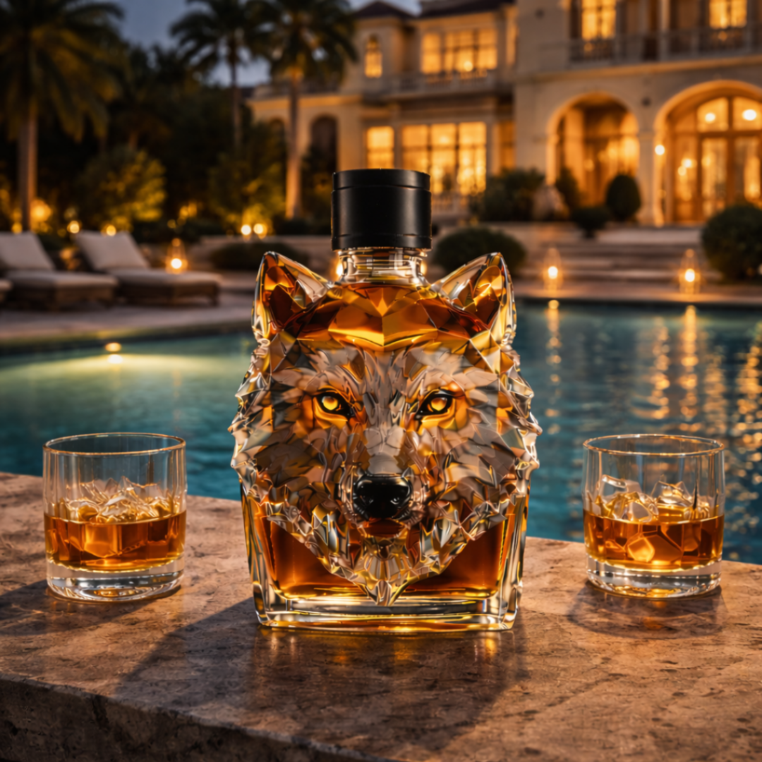 Whiskykaraffe "Wolfskopf" - Exklusive Edition