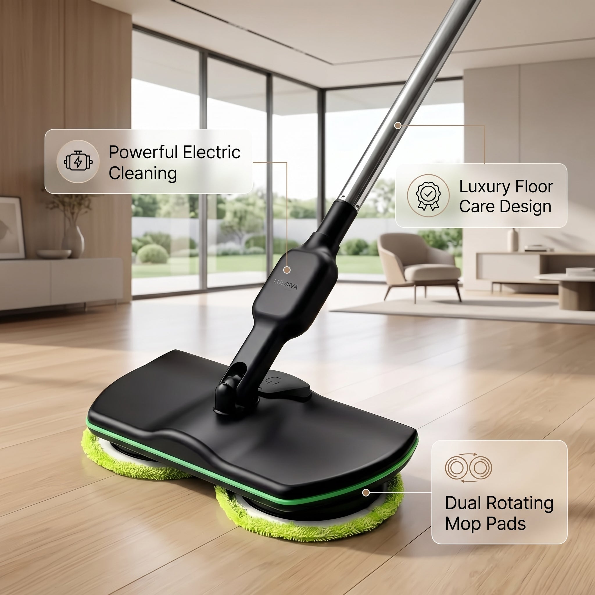 LuxeSpin™ Electric Mop Cleaner