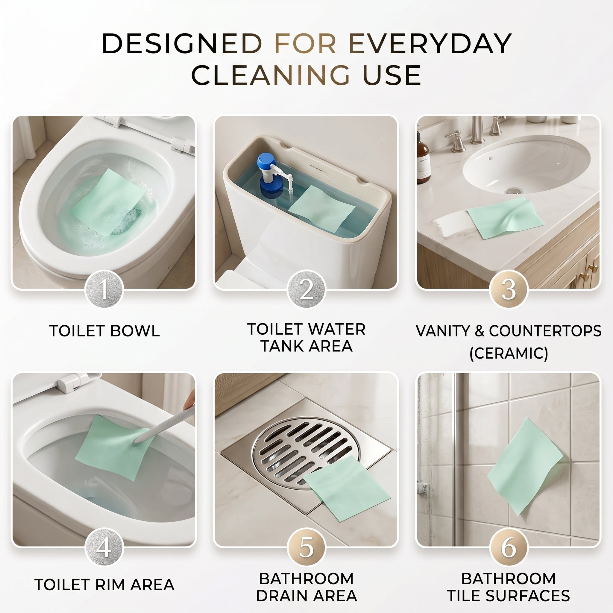FreshDrop™ Toilet Cleaning Sheets