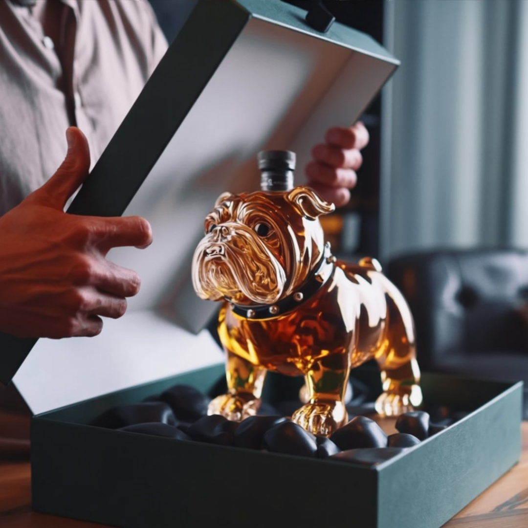 Whiskyflasche Bulldog - Sonderedition