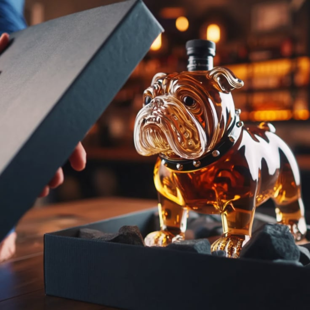 Whiskyflasche Bulldog - Sonderedition