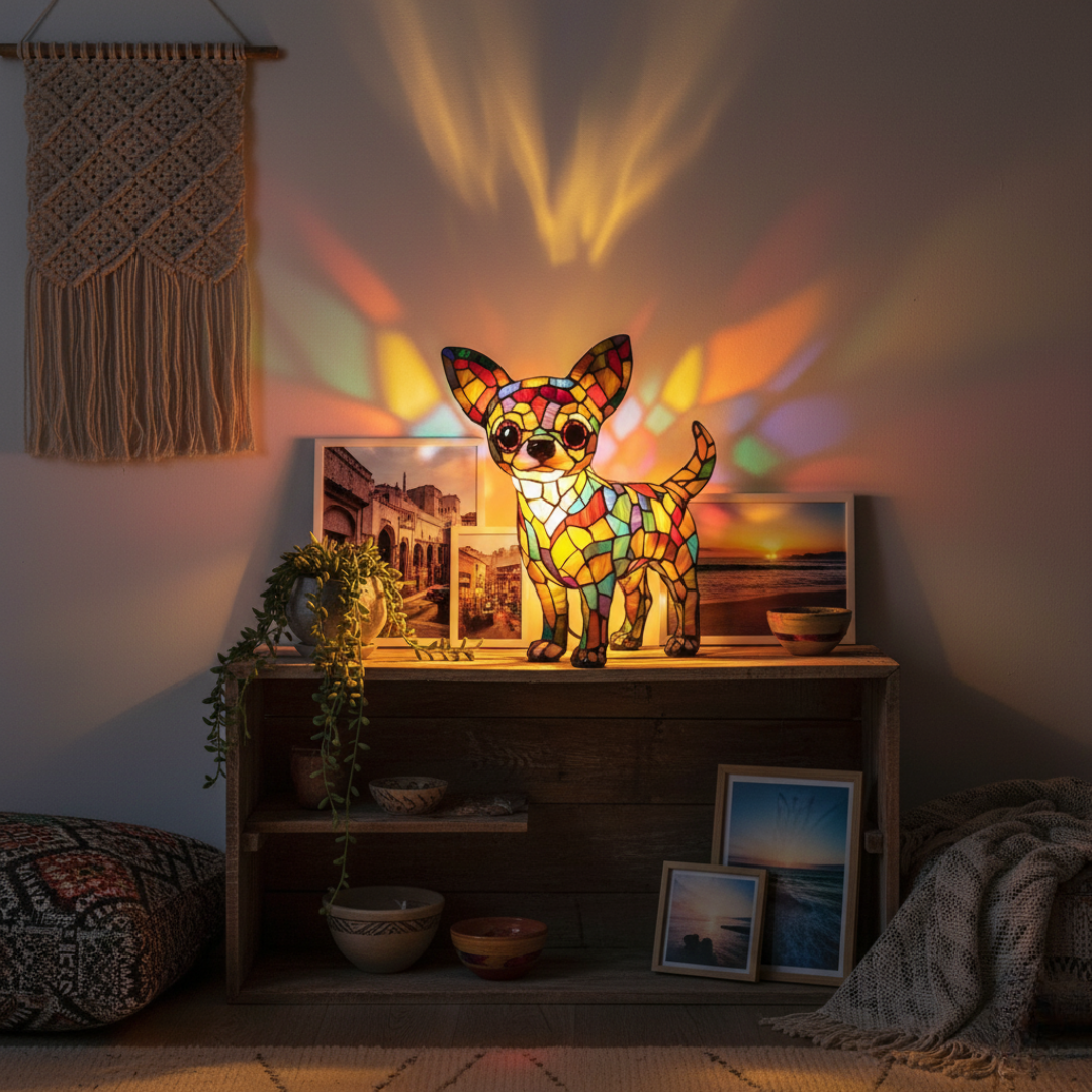 Lampada Artigianale – Chihuahua of Eternal Glow, Heart of a Home