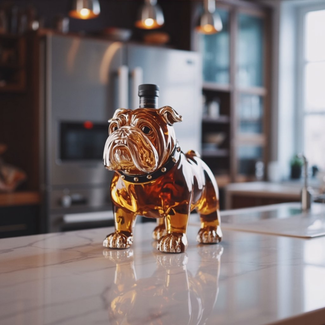 Whiskyflasche Bulldog - Sonderedition