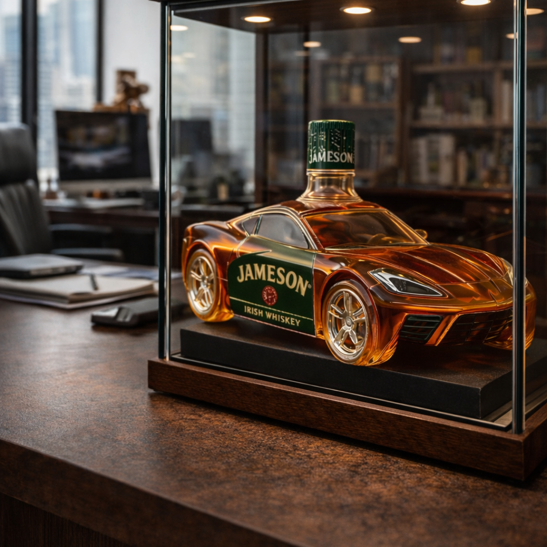Corvette Whiskey Flasche