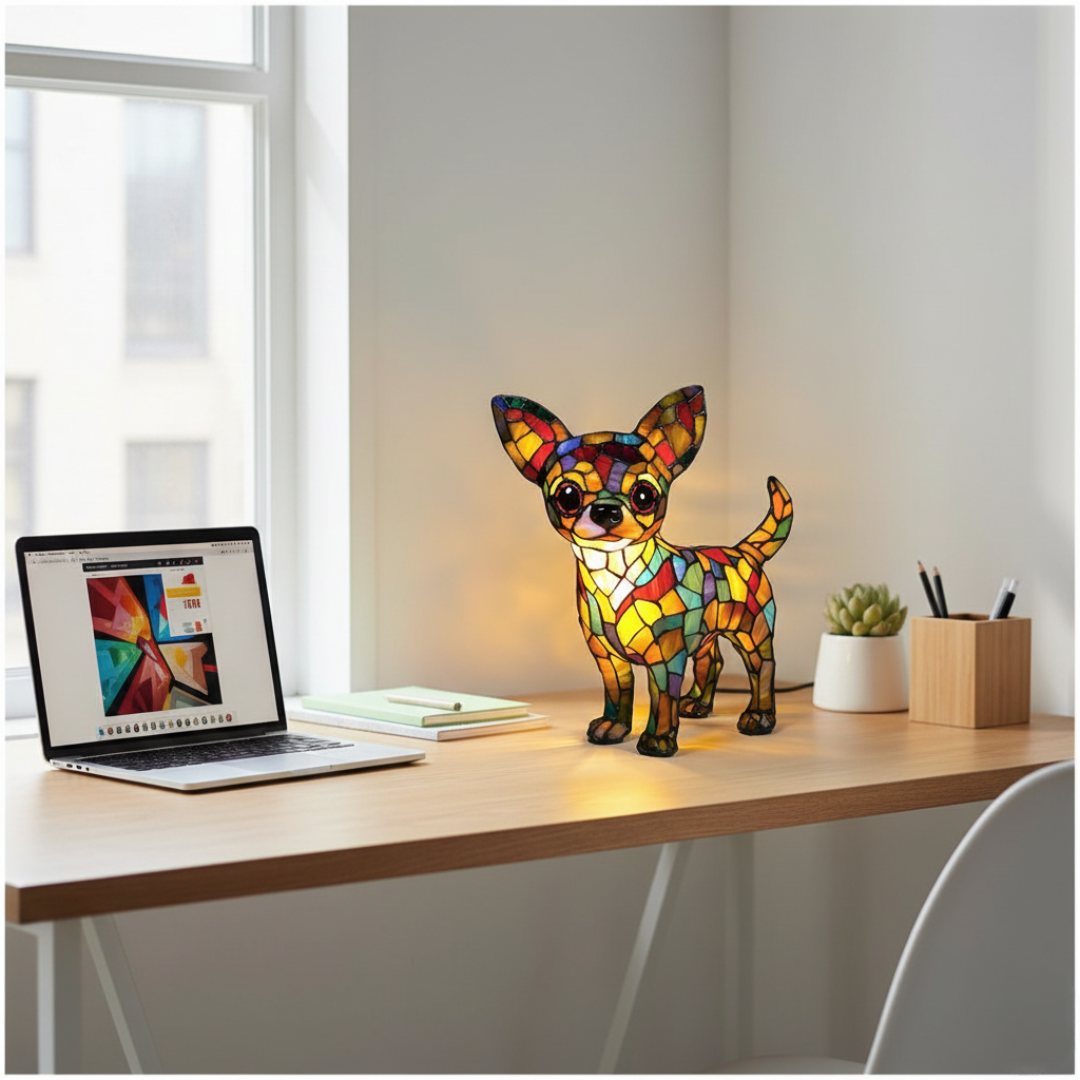 Lampada Artigianale – Chihuahua of Eternal Glow, Heart of a Home