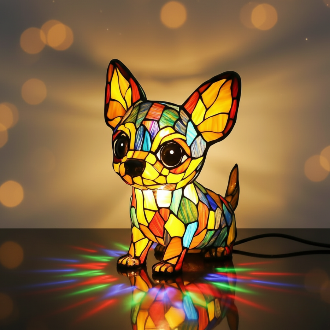 Lampada Artigianale – Charming Chihuahua-Shaped Pendant