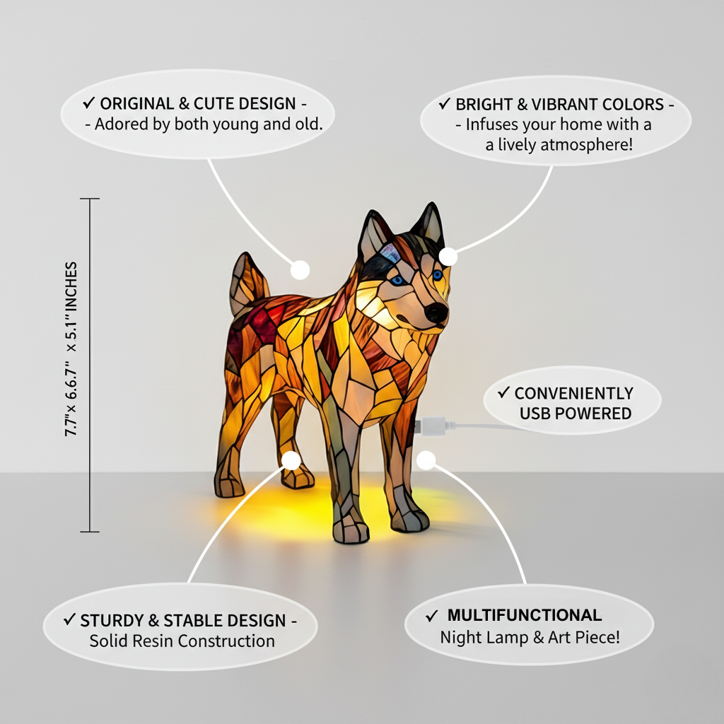 Lampada Artigianale – Nala Enchanted Dog