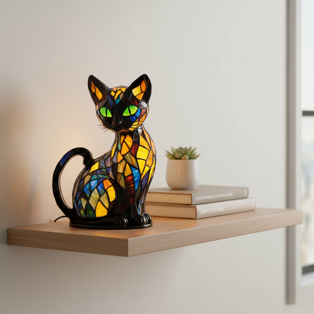 Lampada Artigianale – Stylish Cat