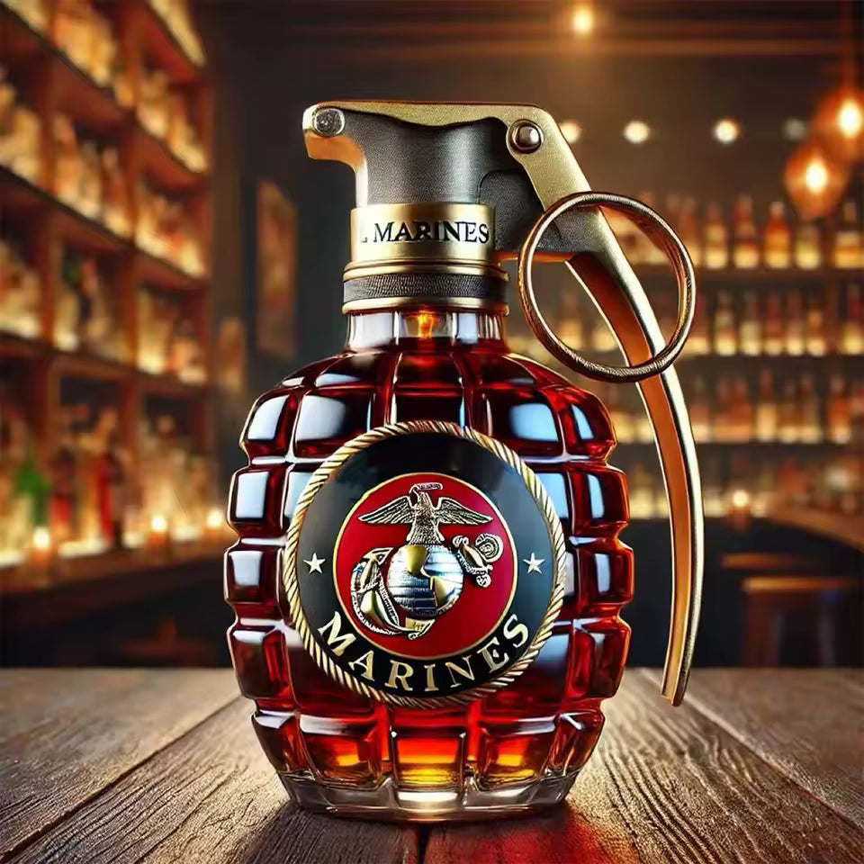 Bouteille de Whisky Grenade - L'Élégance de la Grenade
