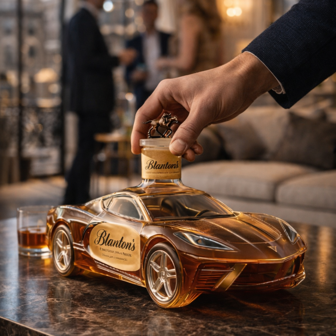 Corvette Whiskey Flasche
