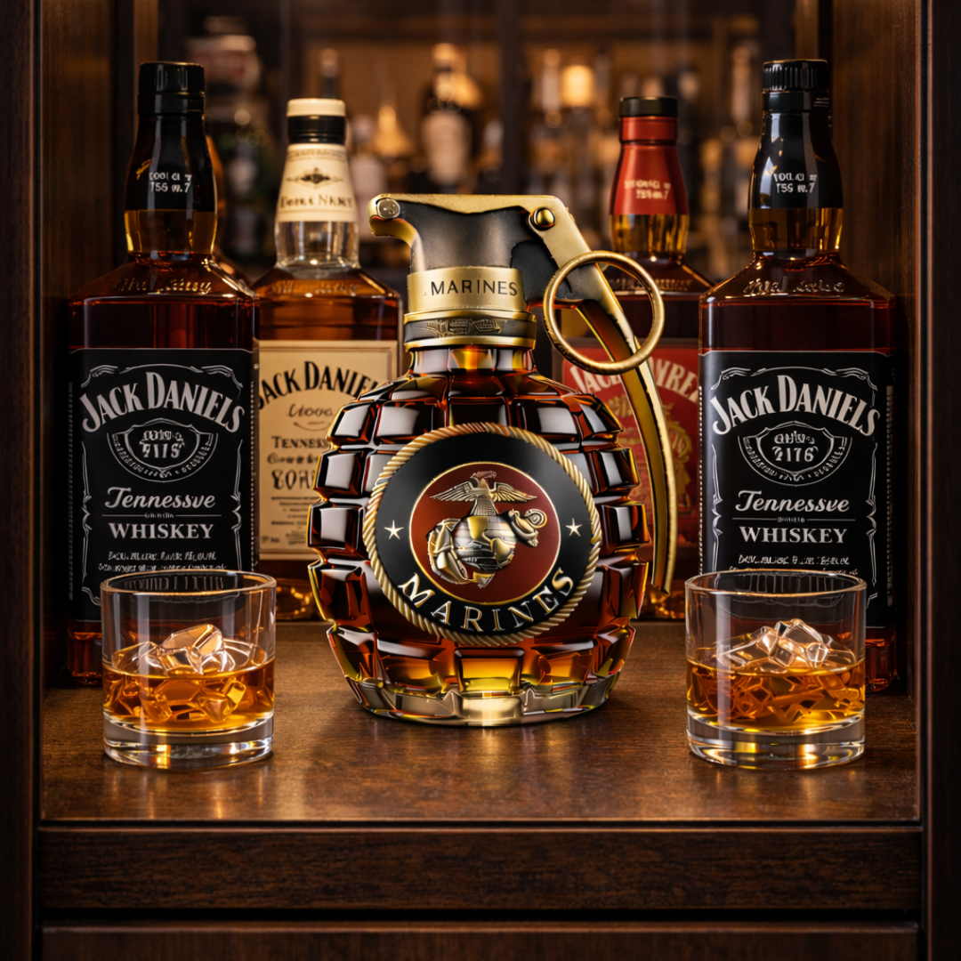 Bouteille de Whisky Grenade - L'Élégance de la Grenade