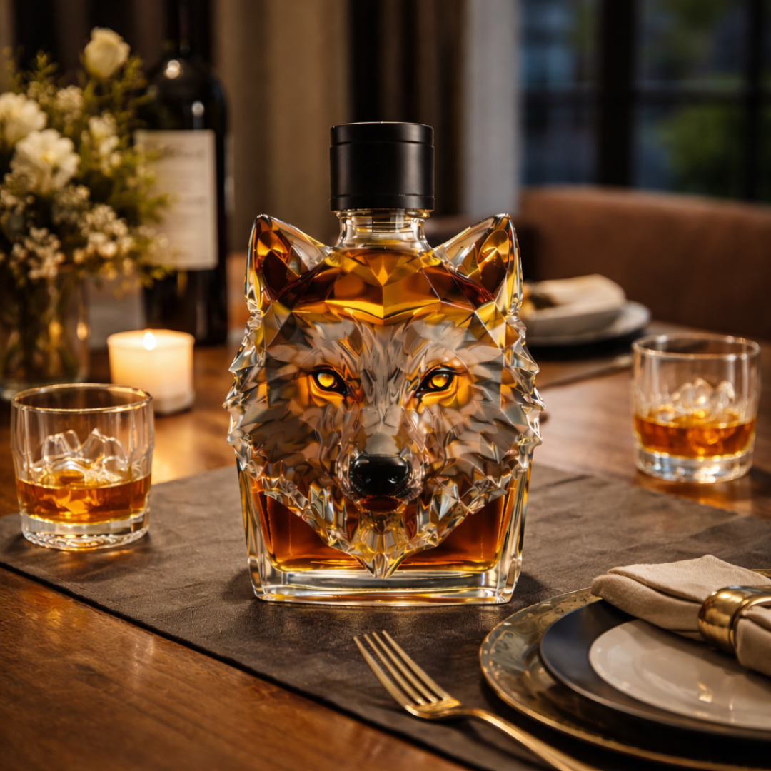 Whiskykaraffe "Wolfskopf" - Exklusive Edition