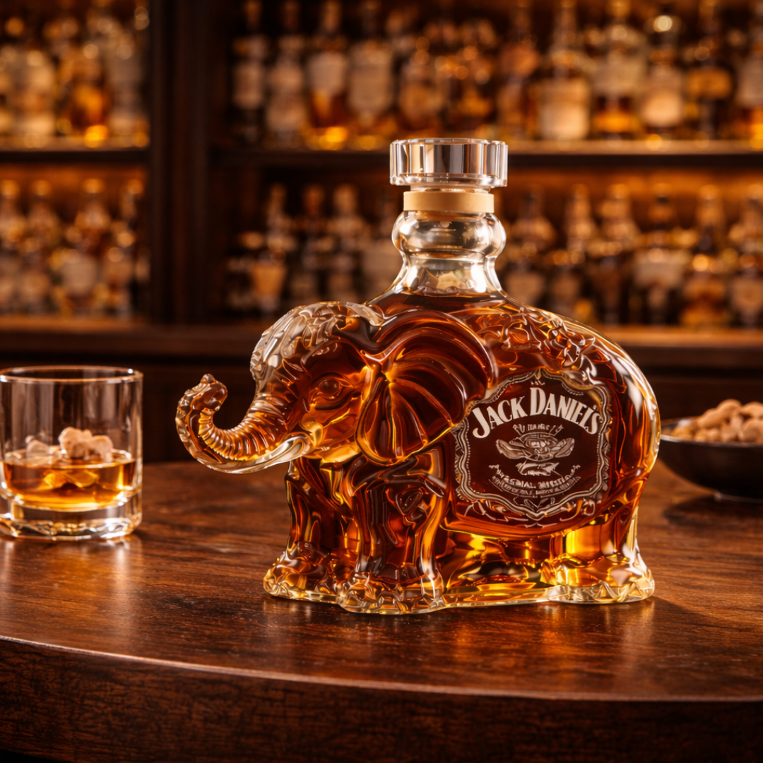 Jack Daniel's Whiskey Flasche - Elephant Edition