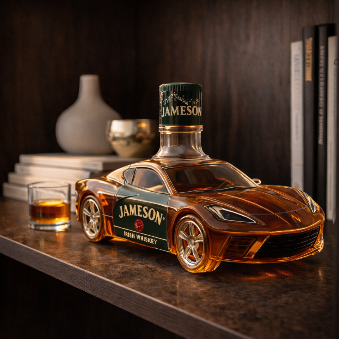 Corvette Whiskey Flasche