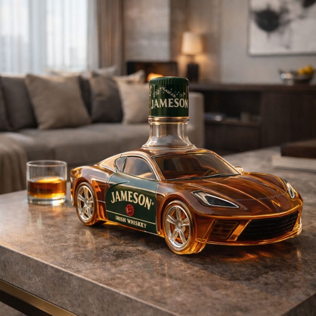 Corvette Whiskey Flasche