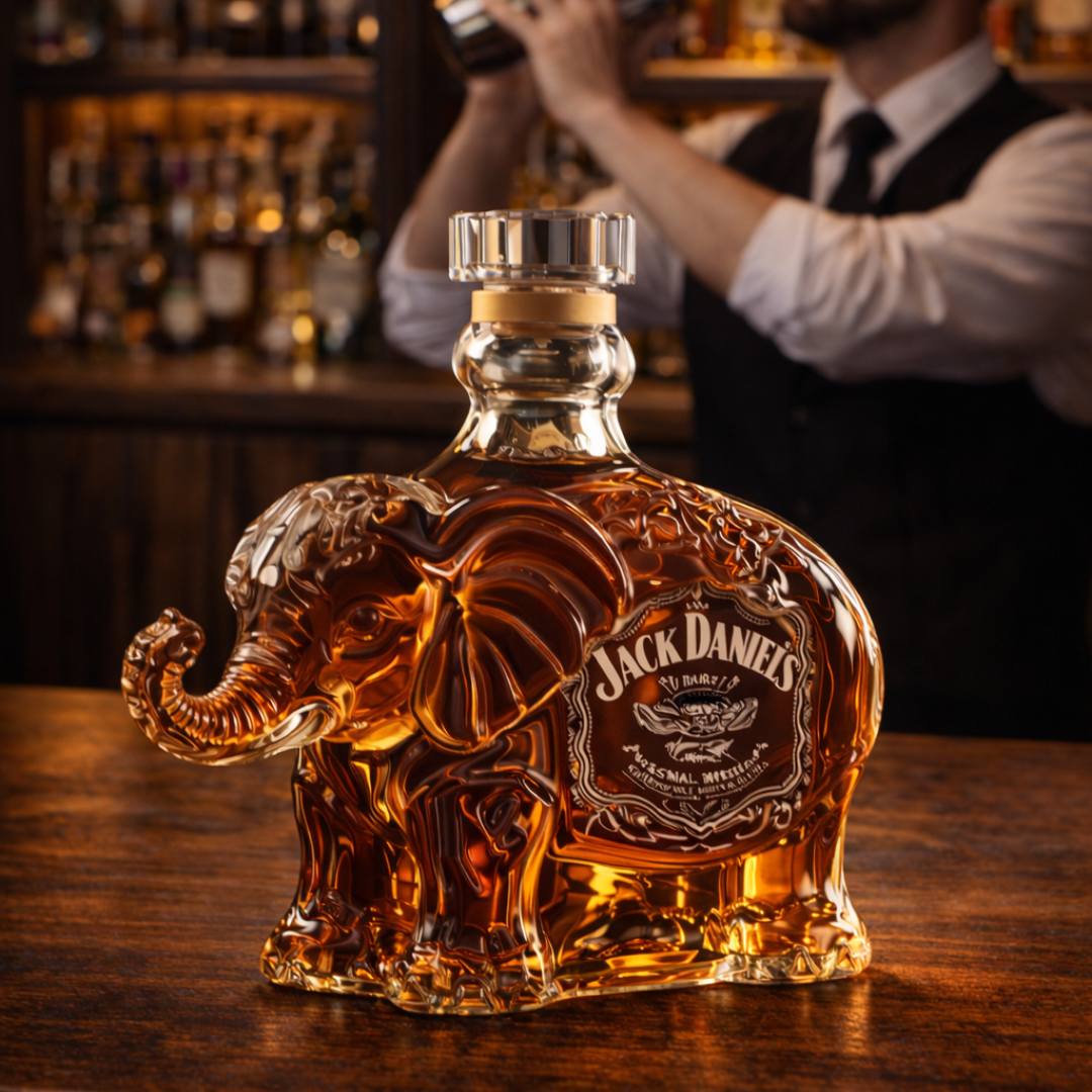 Jack Daniel's Whiskey Flasche - Elephant Edition