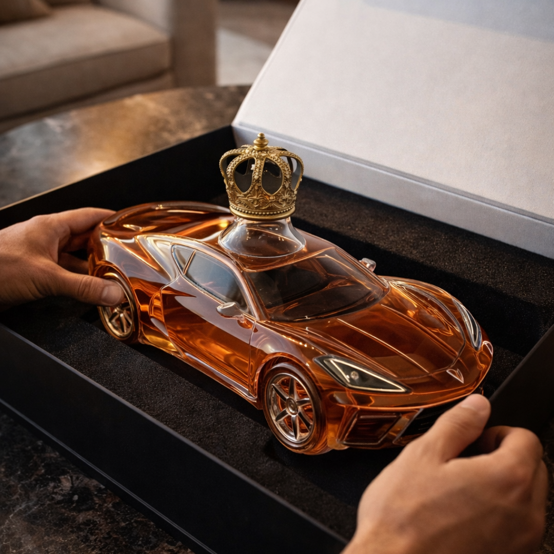 Corvette Whiskey Flasche
