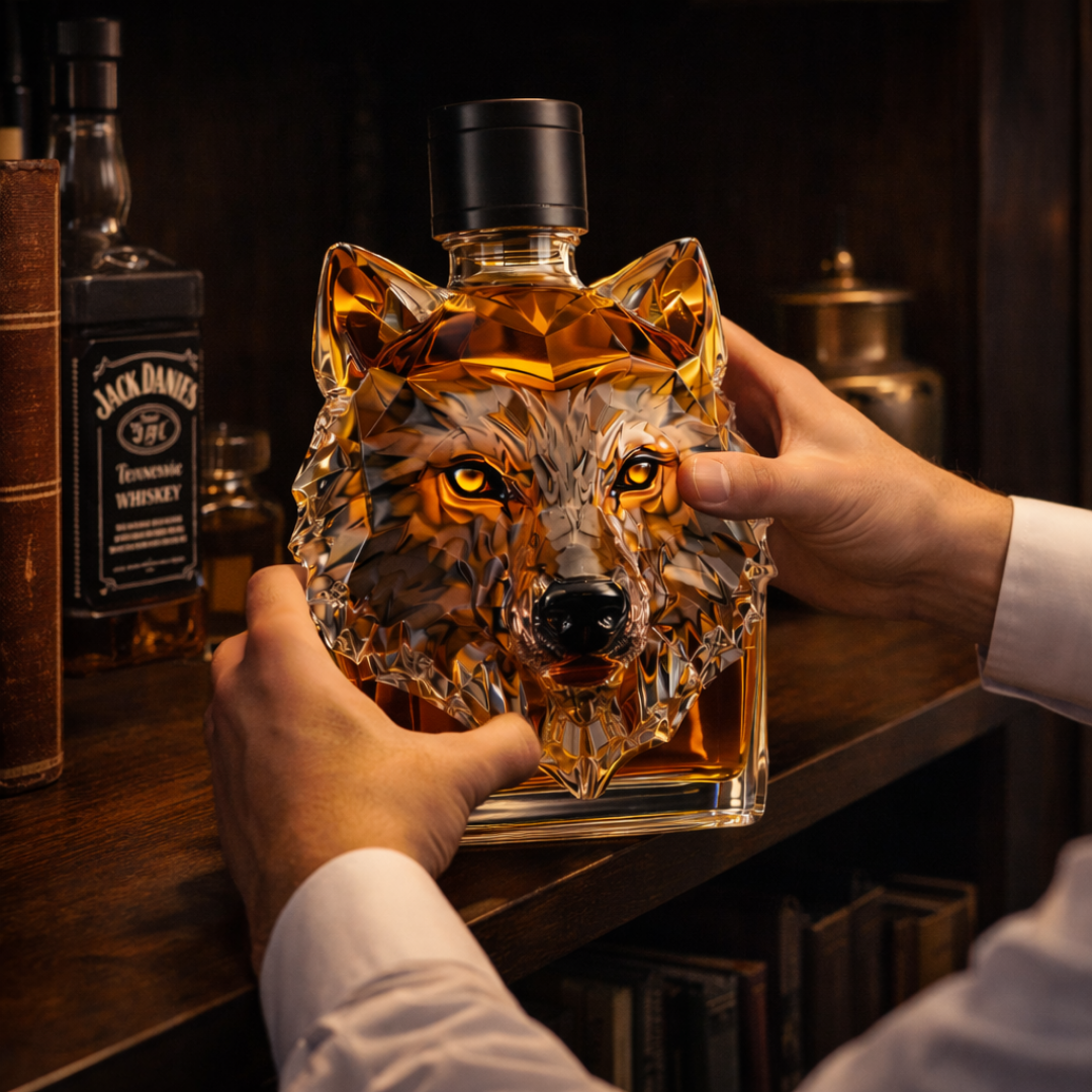 Whiskykaraffe "Wolfskopf" - Exklusive Edition