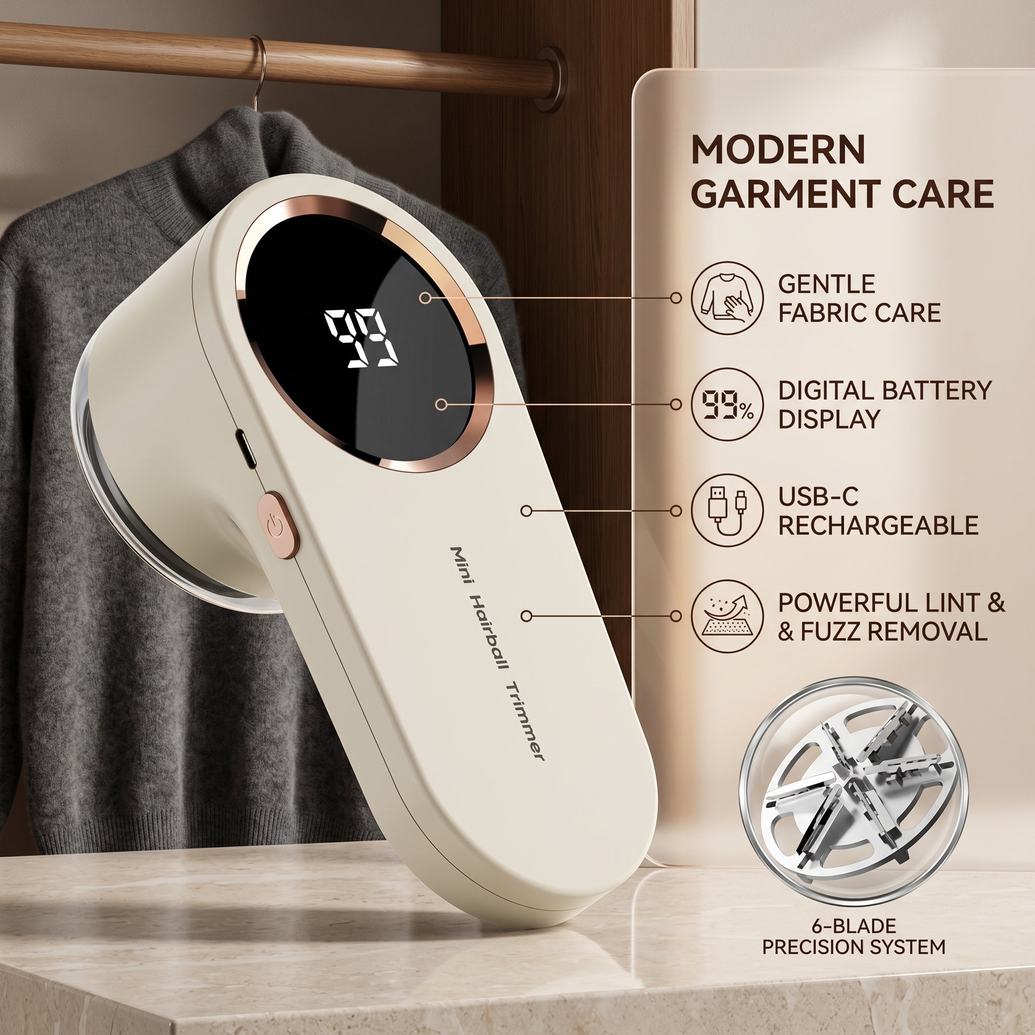 Lustra™ Electric Lint Remover