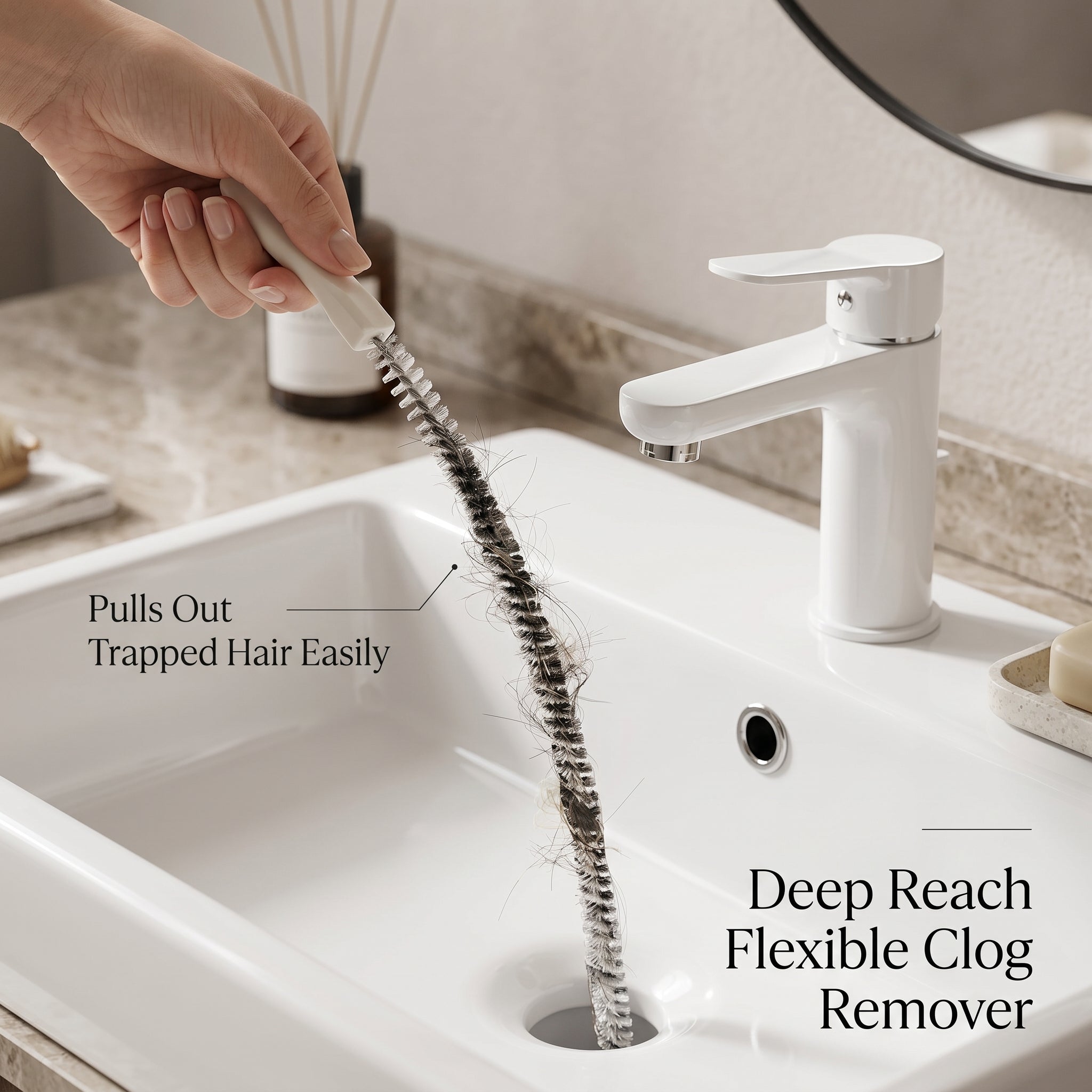 PipeReach™ Flexible Drain Brush